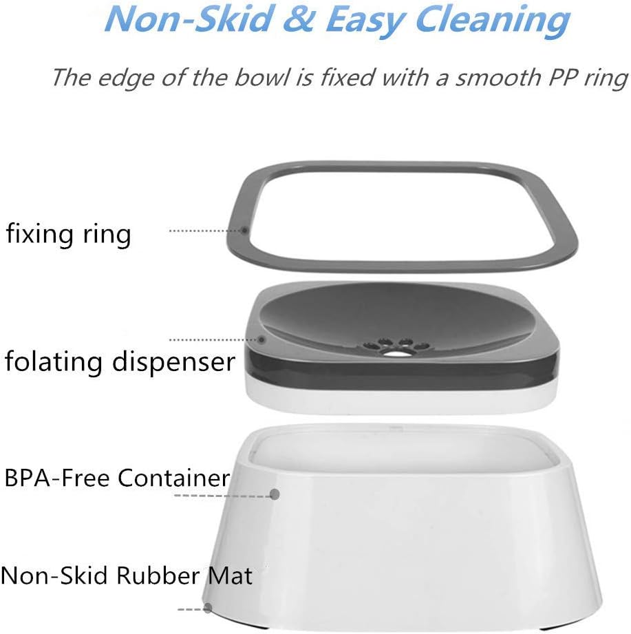 Anti-Spill Pet Water Bowl